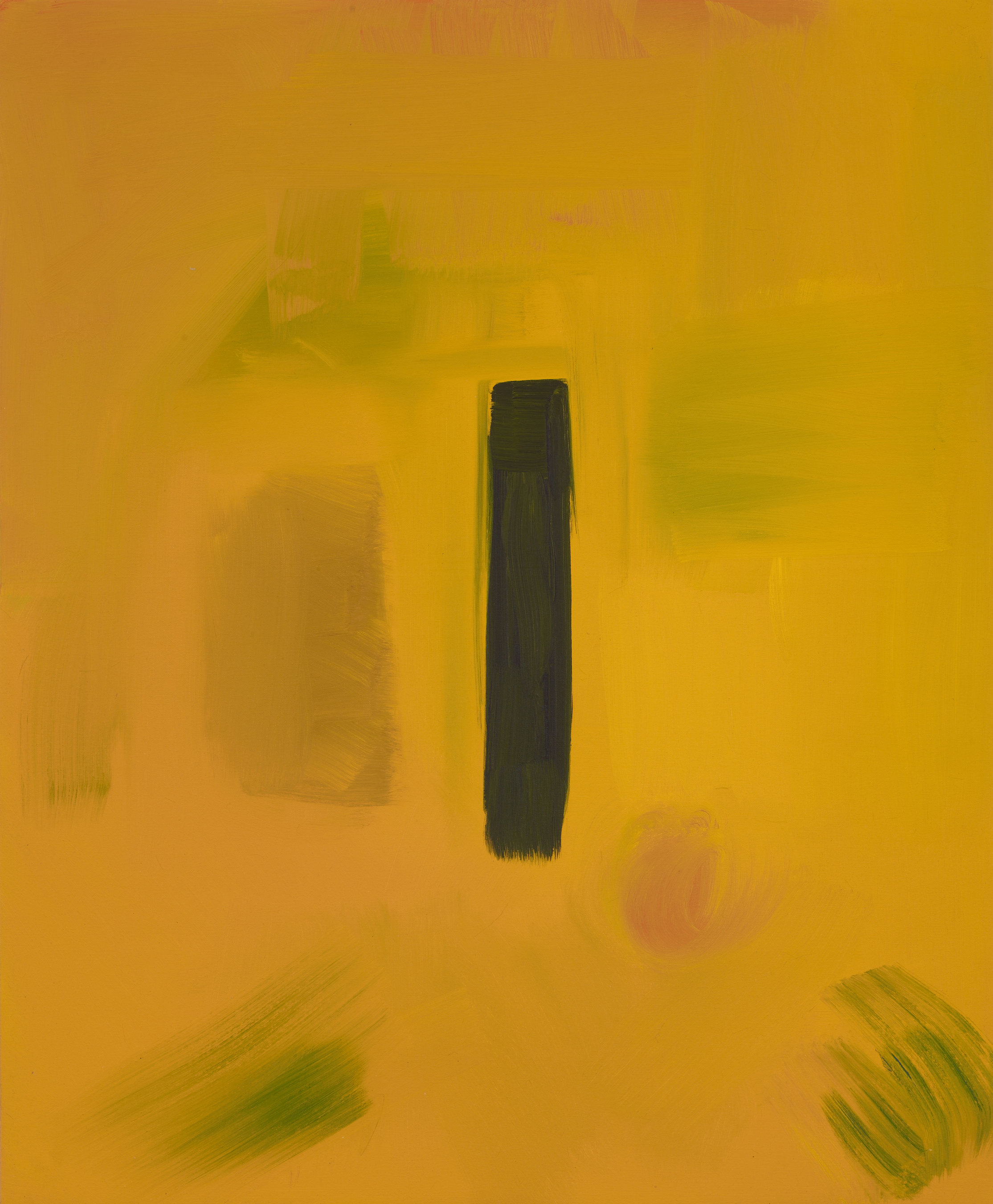 Blowing Hard, 1989-90, oil on canvas, 34 x 28 inches