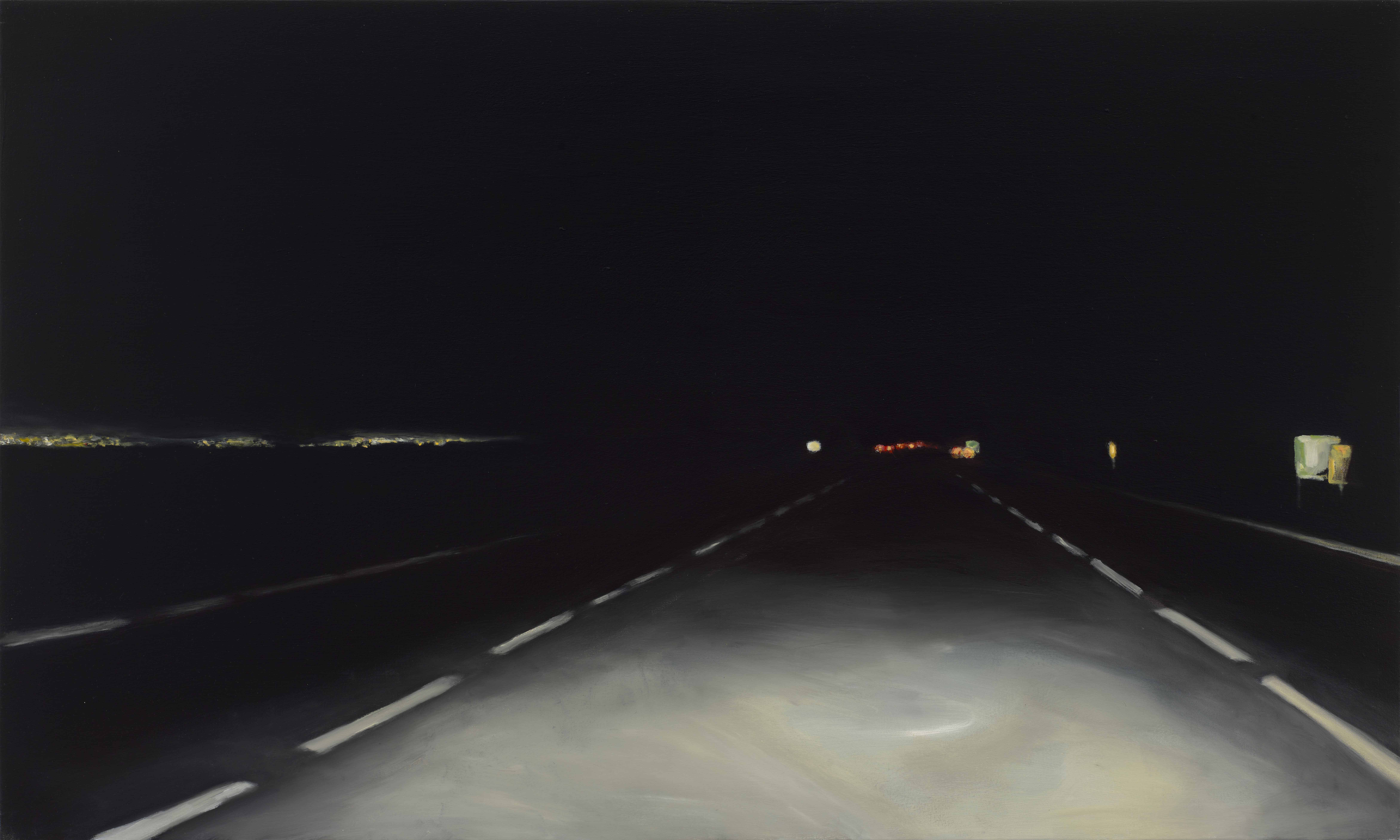 On the Way, 2023, oil on canvas, 24x40 inches