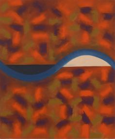 Making Waves, 1989-90, oil on canvas, 60 x 60 inches