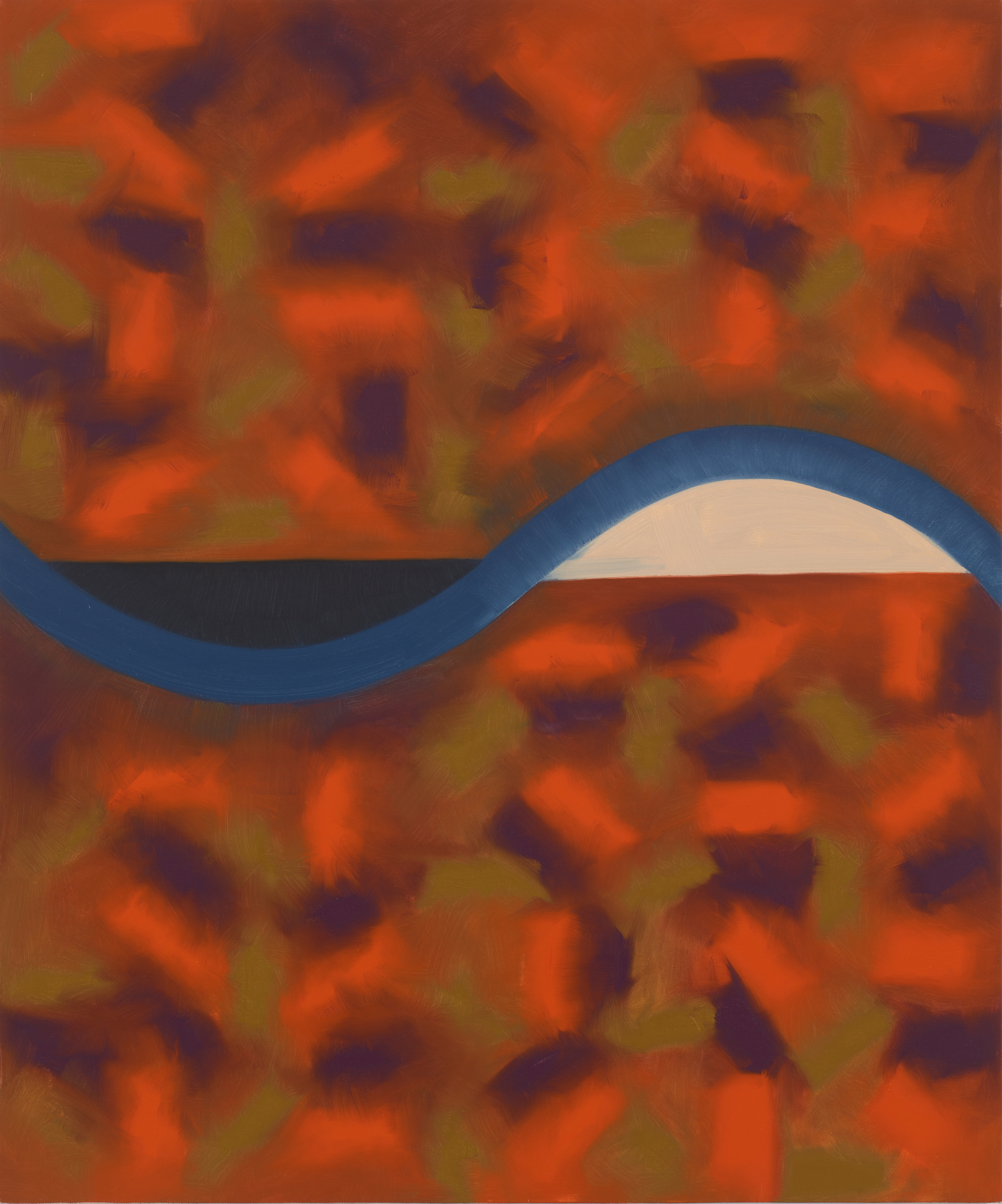 Making Waves, 1989-90, oil on canvas, 60 x 60 inches