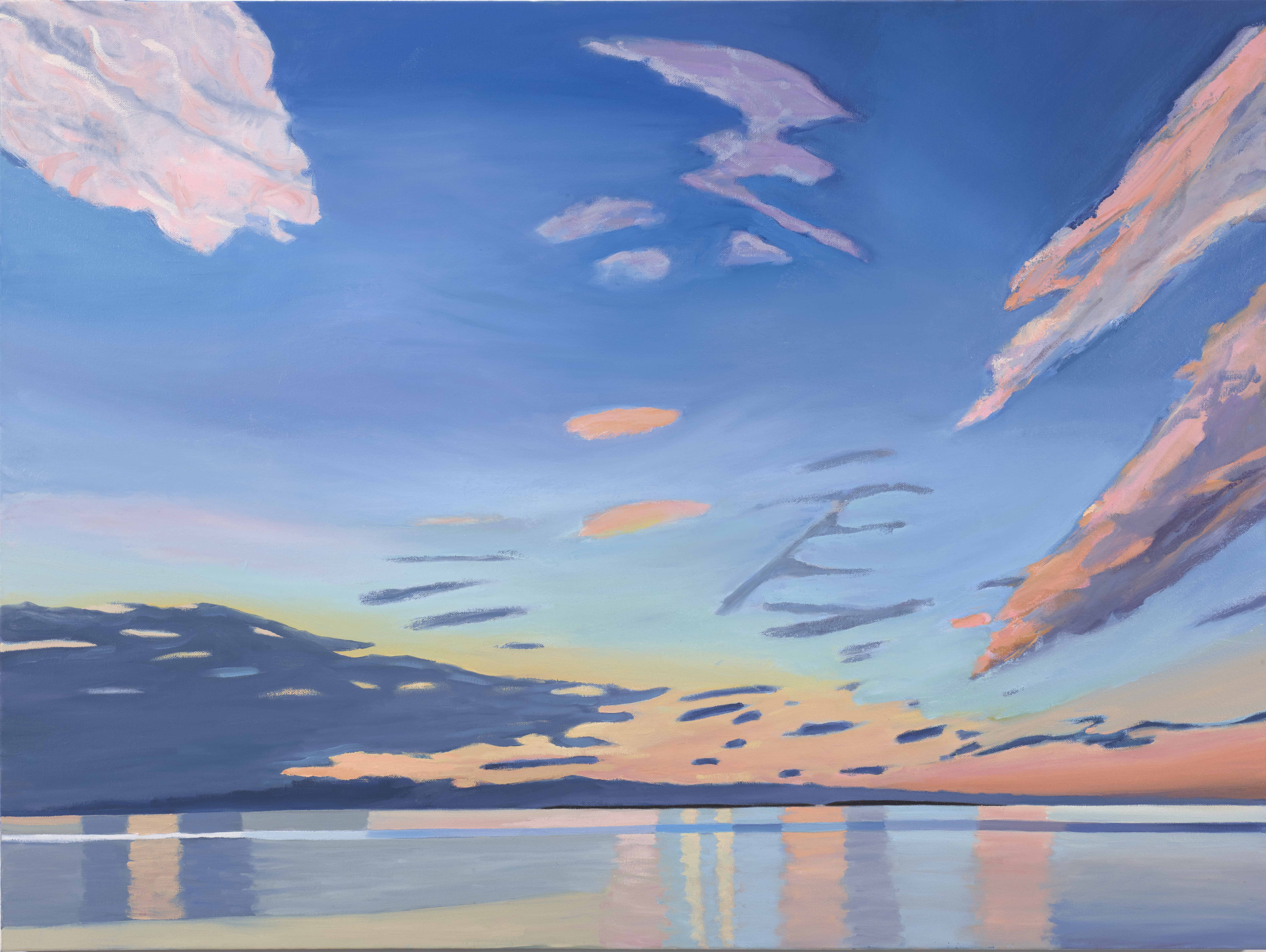 Day's End, 2019, oil on canvas, 30 x 40 inches