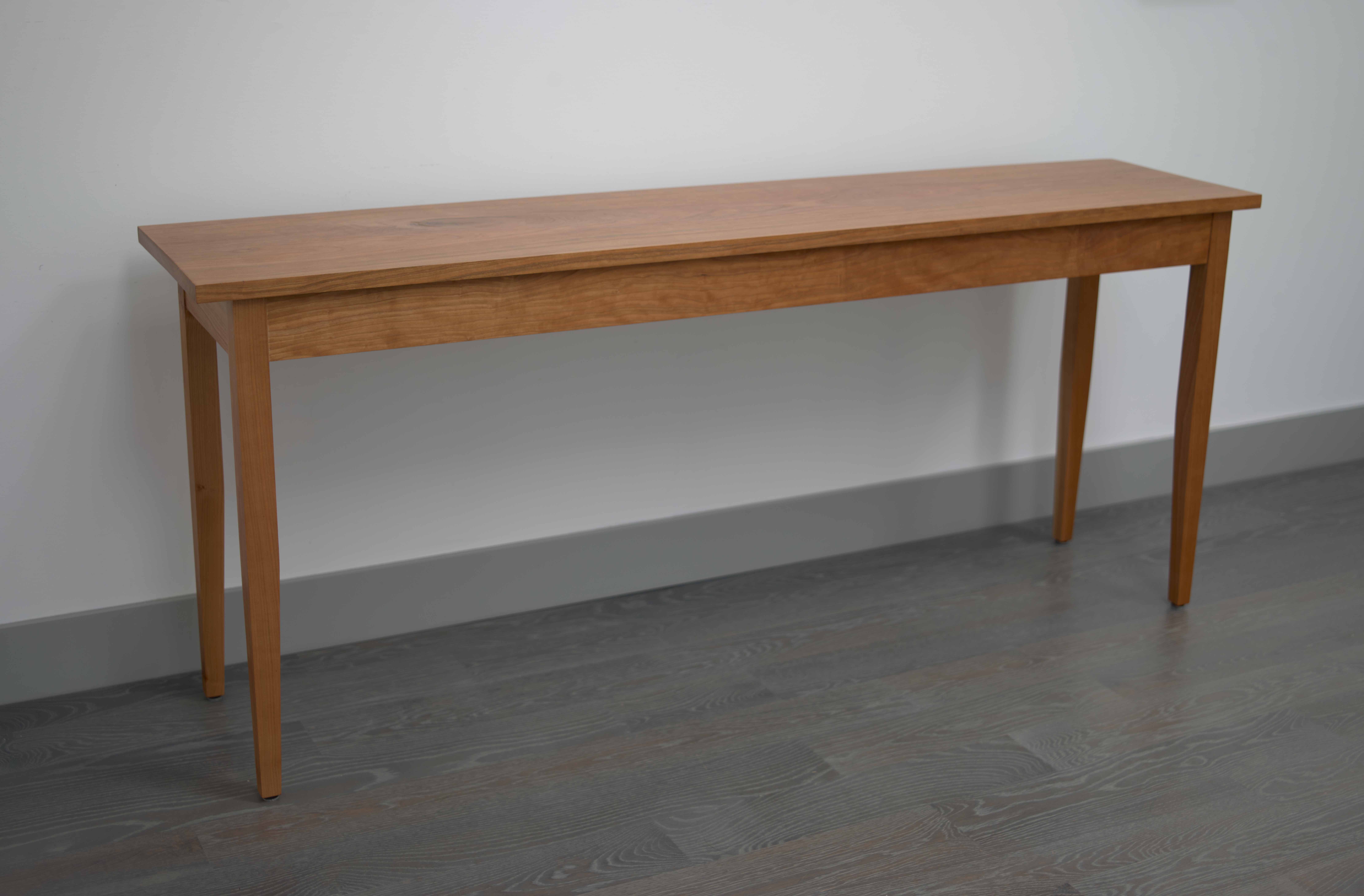 Sofa Table, 2023, cherry, 30 x 16 x 70 inches
