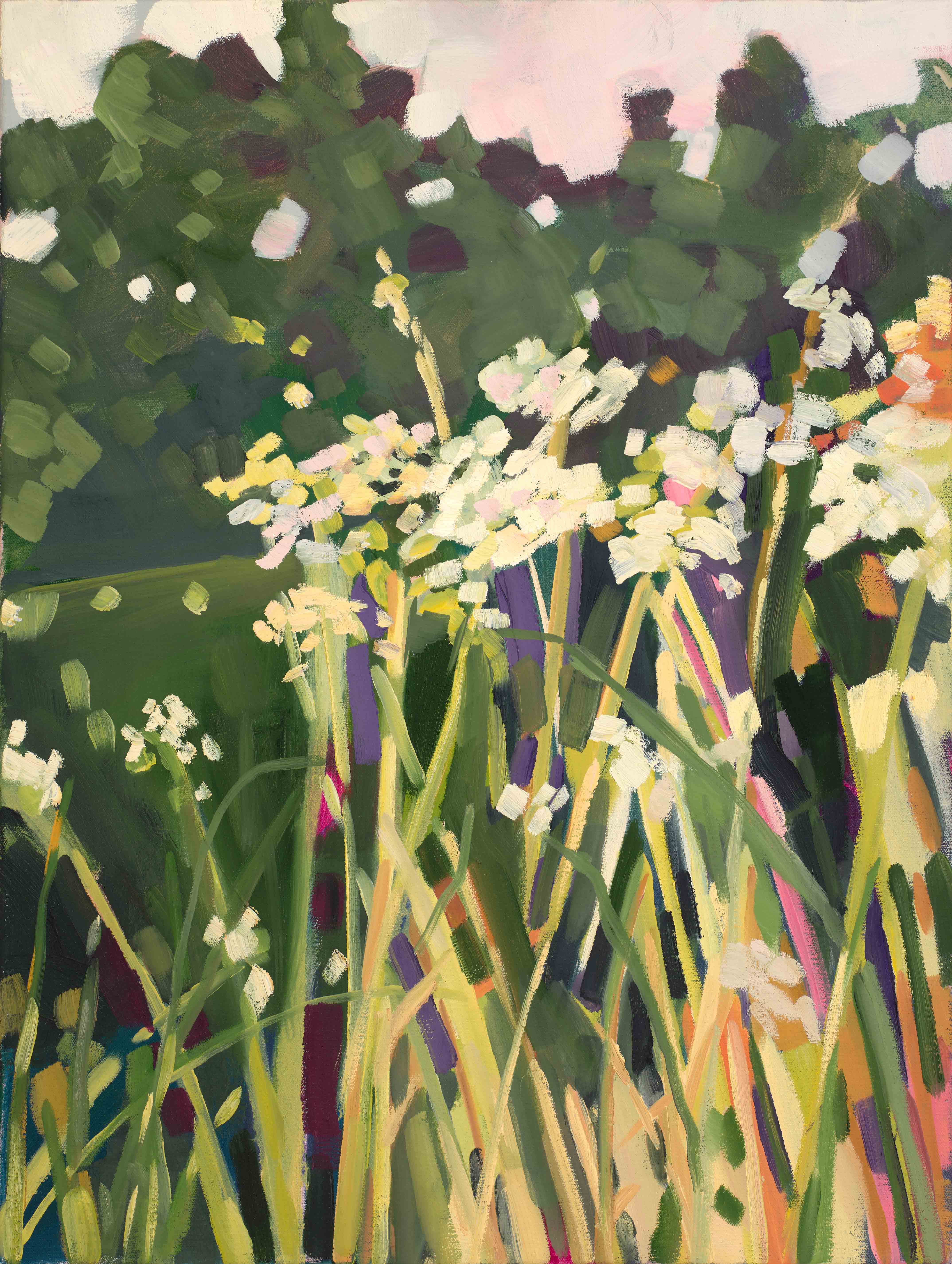 Cocktail Walk, 2025, oil on canvas, 24 x 18 inches