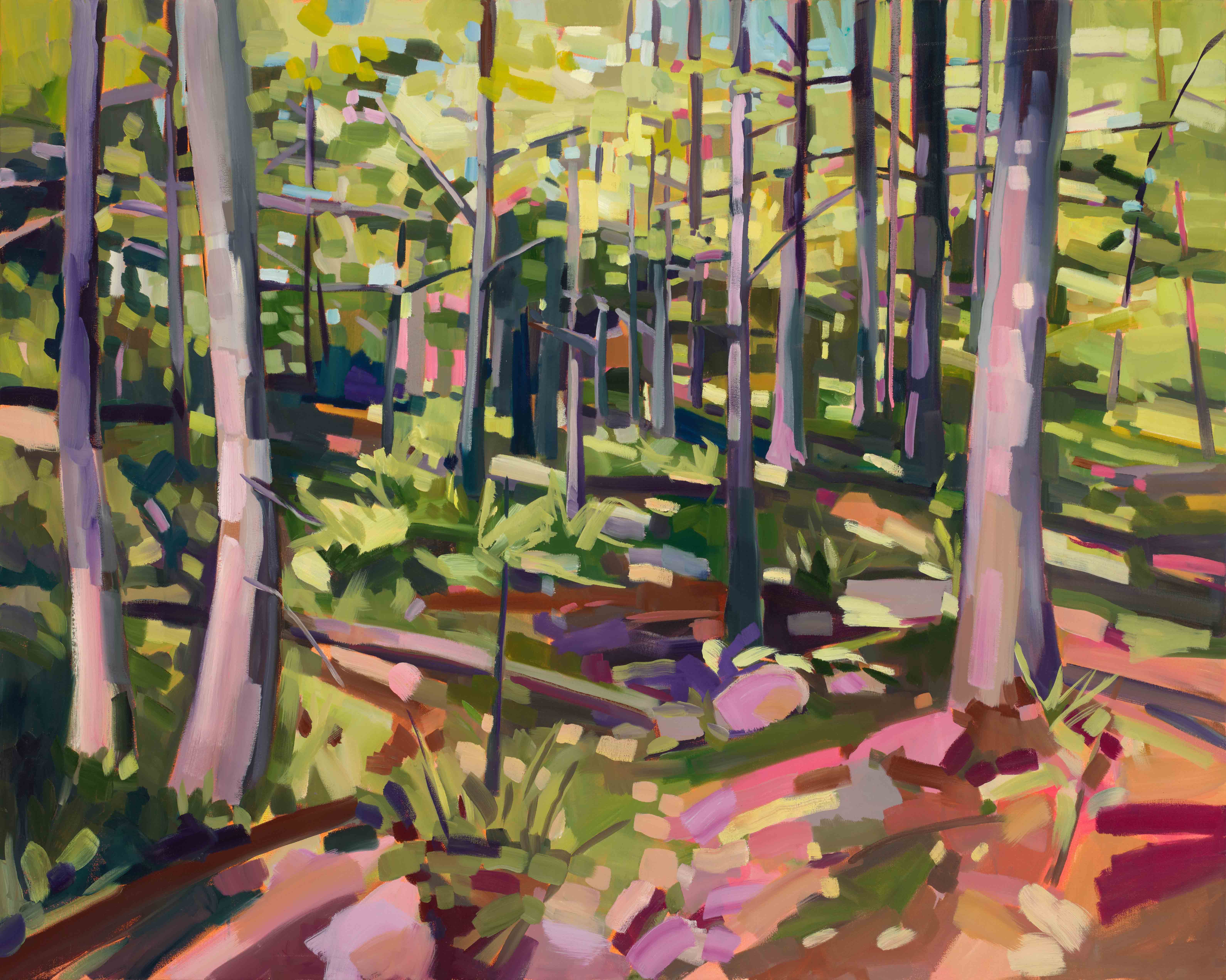 Sanctuary, 2025, oil on canvas, 48 x 60 inches