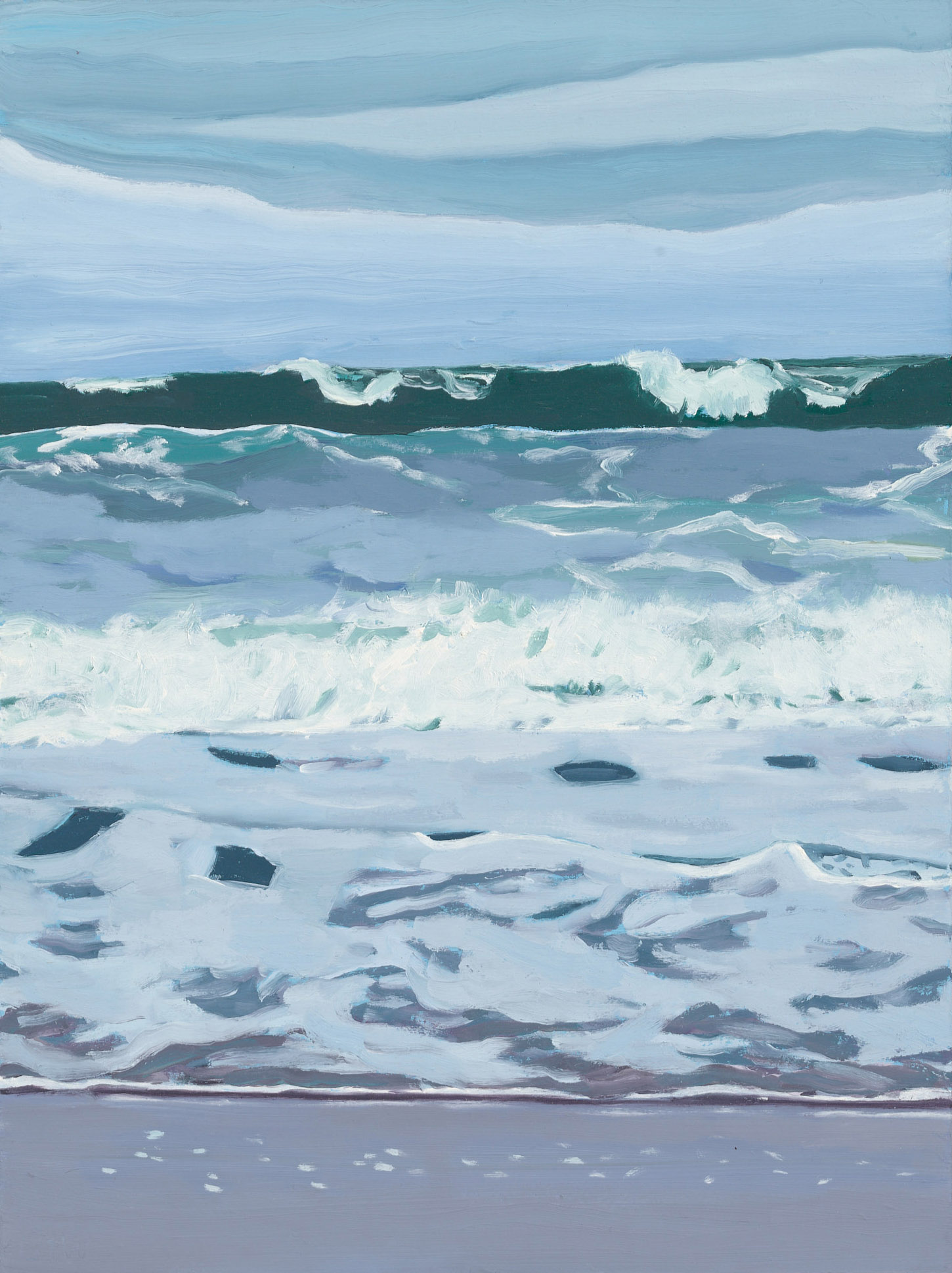 February 23rd, 2025, oil on panel, 12 x 9 inches