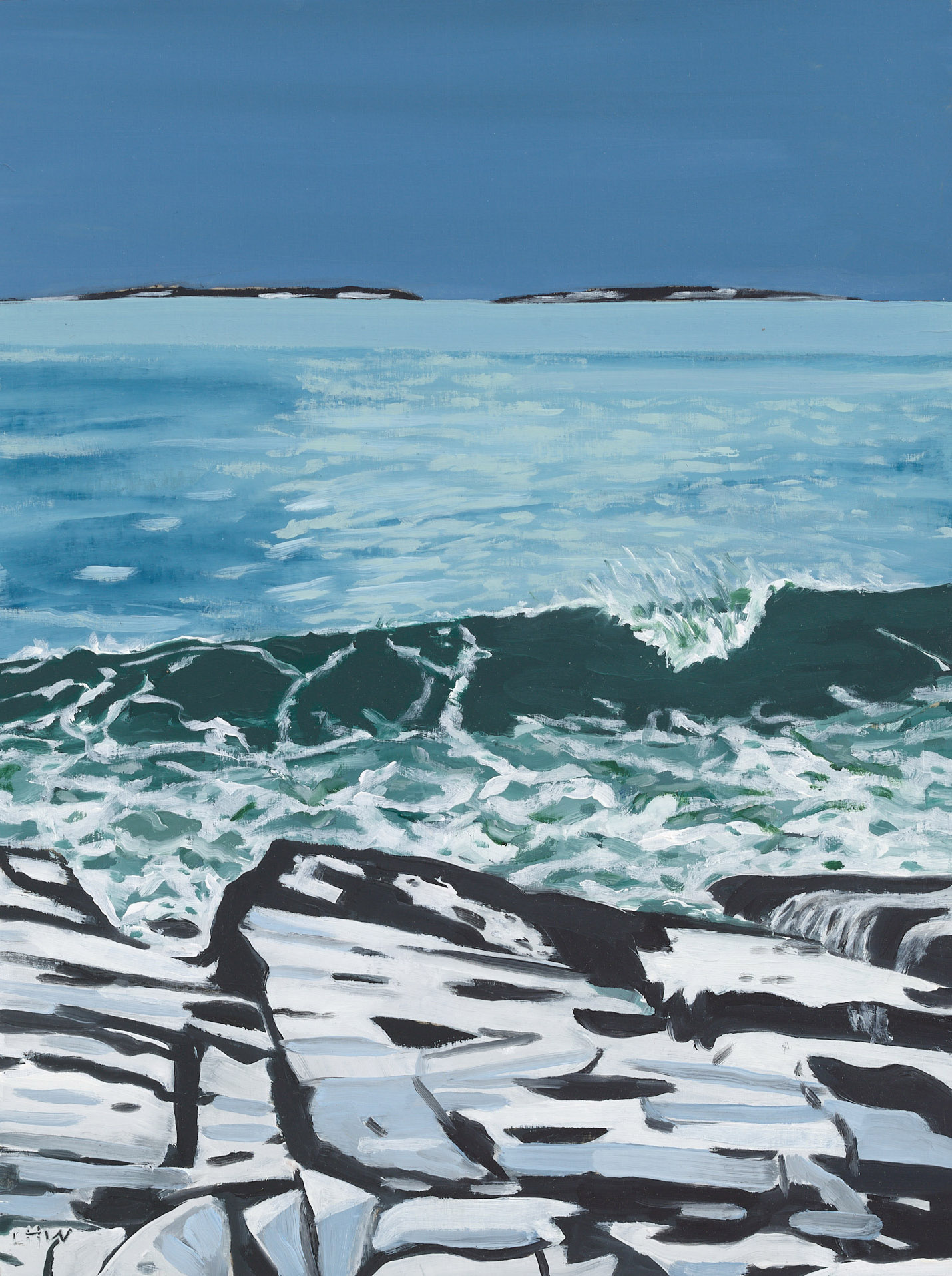 2:15 Christmas Day, 2026, oil on panel, 12 x 9 inches